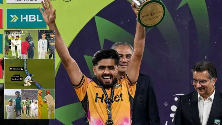 Babar Azam’s Inspiring Journey: From Ball Boy to PSL Champion