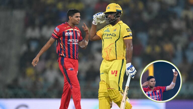 Akash Singh Breaks Silence on Viral Note Celebration After LSG vs CSK Heroics