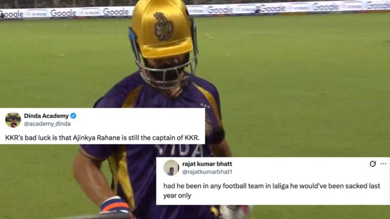 KKR Fans Call for Ajinkya Rahane’s Exit Amid IPL 2026 Struggles