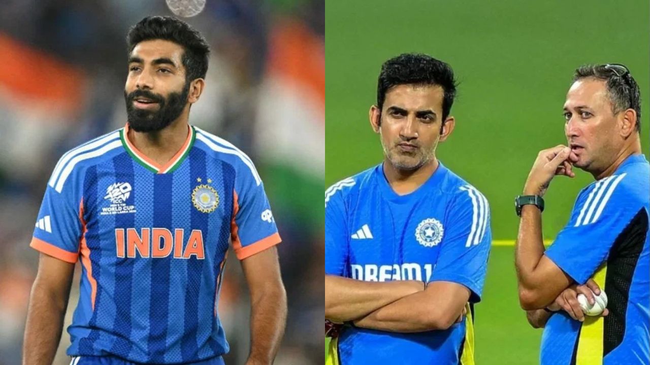 1778992307545 Jasprit Bumrah Gautam Gambhir and Ajit Agarkar