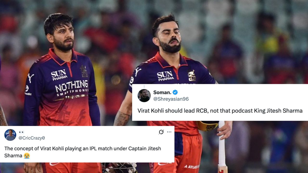 1779011897471 Fans slam RCB for ignoring Virat Kohli as Jitesh Sharma replace Rajat Patidar as captain