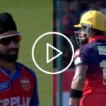 1779016466831 Virat Kohli gives death stare to Harpreet Brar during RCB vs PBKS IPL 2026 game