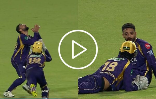 1779295416384 angkrish raghuvanshi collides with varun chakravarthy
