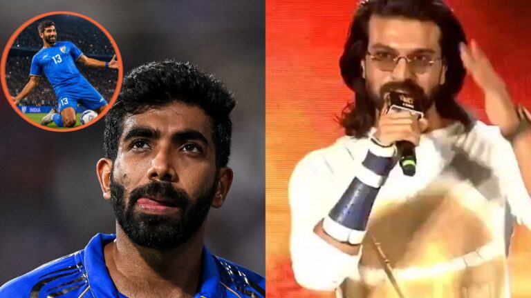 Ram Charan Mocks Jasprit Bumrah? Actor Mistakenly Labels Cricketer a Footballer