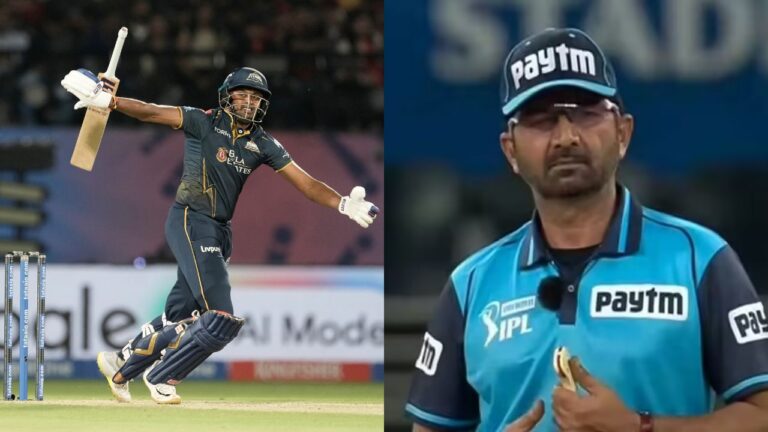 Fact Check- Did Umpire Anil Chaudhary Count Sai Sudharsan’s Dismissal Unfair? – Fact Check: Umpire Anil Chaudhary’s Comments on Sai Sudharsan’s Hit-Wicket