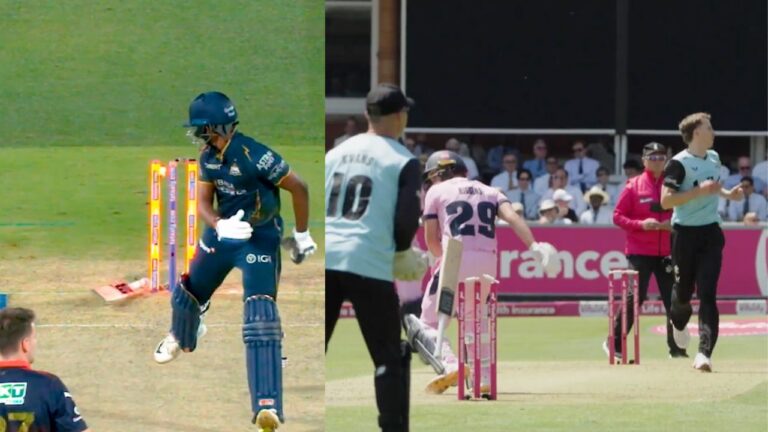 Watch- Sai Sudarshan’s Comical Hit Wicket Copied In England – Sai Sudarshan’s Comical Hit Wicket Copied In England: A Look At The Unpredictability Of Cricket