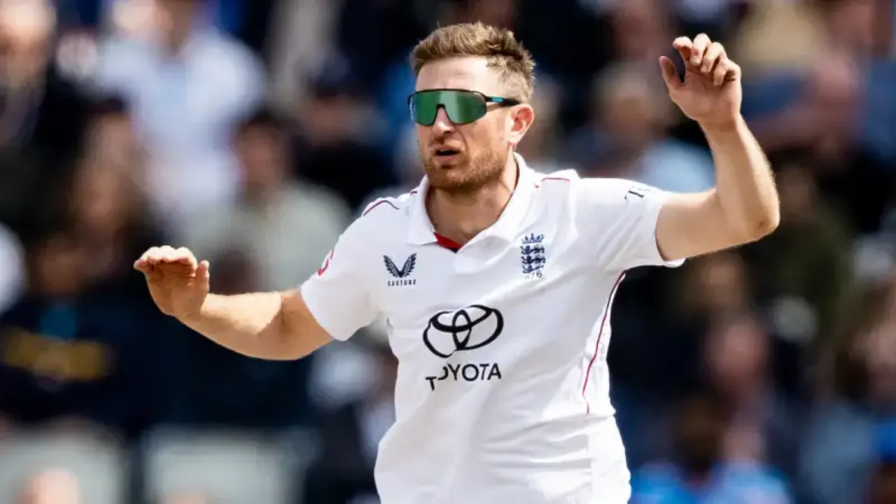 England all rounder Liam Dawson
