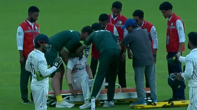 Hasan Ali Stretcher Scare: Pakistan Pacer Suffers Head Injury in Bangladesh Test