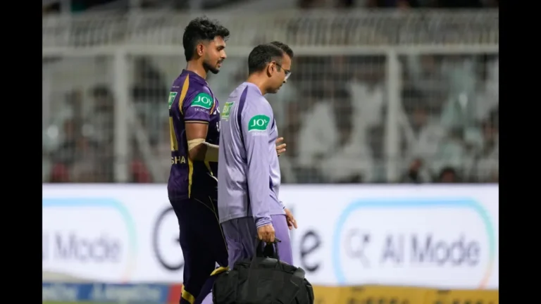 Matheesha Pathirana Injury Update: KKR Pacer Exits Field After 8 Balls