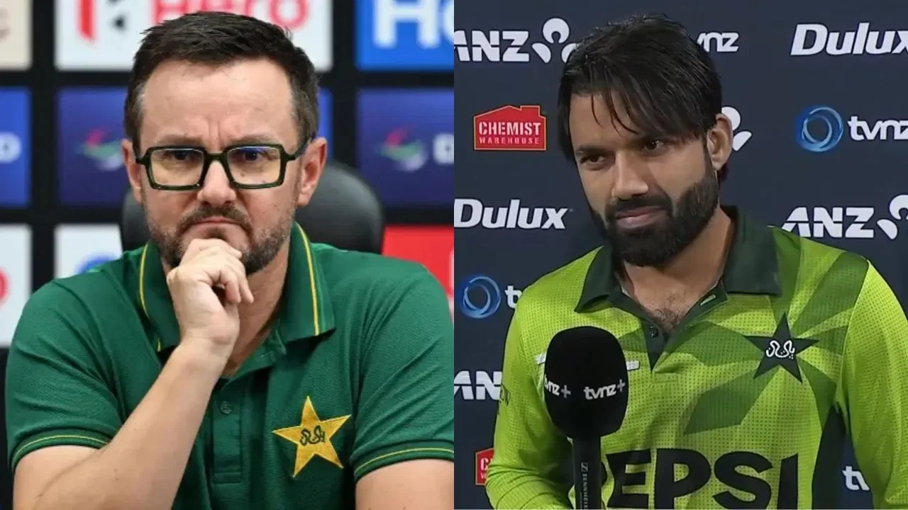 mike hesson and mohammad rizwan