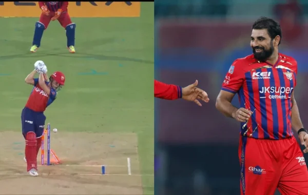 mohammed shami takes cooper conolly