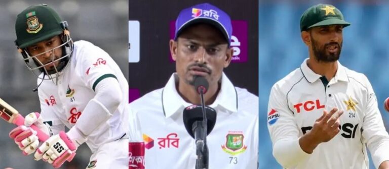 Taijul Islam Reveals On-Field Exchange with Shan Masood in Sylhet Test