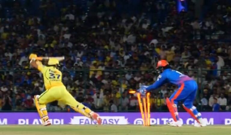 KL Rahul Channels MS Dhoni Magic With Lightning Stumping in IPL 2026