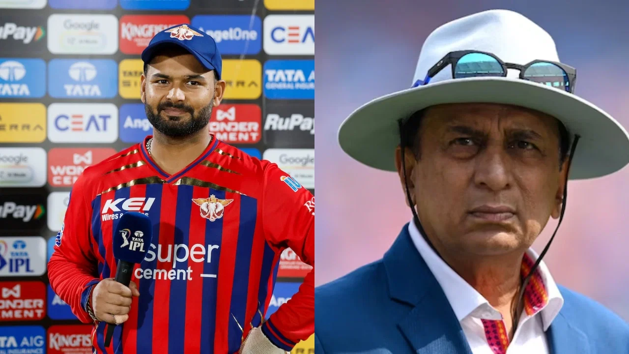 rishabh pant and sunil gavaskar