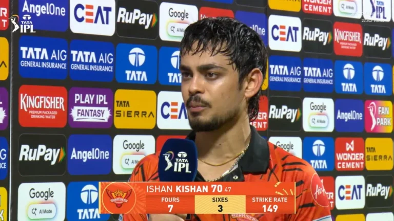 Ishan Kishan Dedicates Match-Winning Knock to Late Cousin After SRH Victory over CSK