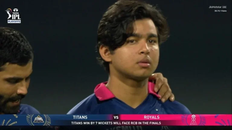 Heartbreak for Vaibhav Sooryavanshi; RR youngster nearly in tears after Qualifie – Vaibhav Sooryavanshi in Tears After IPL 2026 Heartbreak Against GT